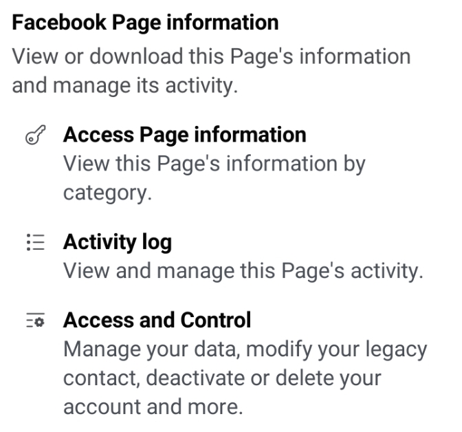 Switching To New Facebook Page experience